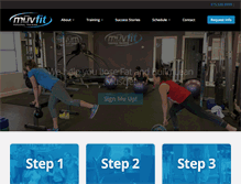 Tablet Screenshot of muvfit.com